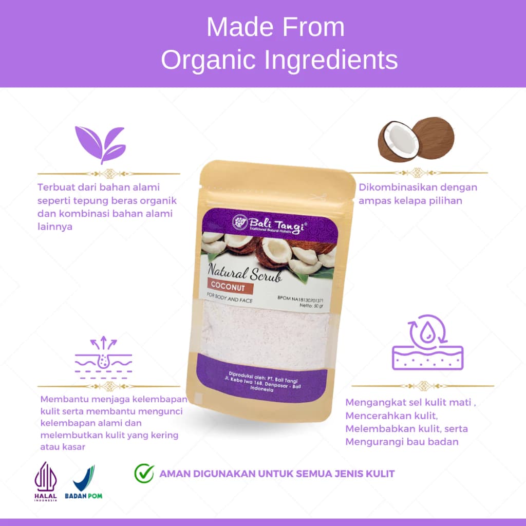Traditional Bali Coconut Body Scrub