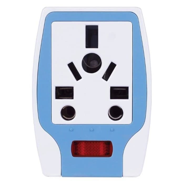 Travel Adapter T Plug Adapter Multi 2 Feet Plug LED Indonesia Standar