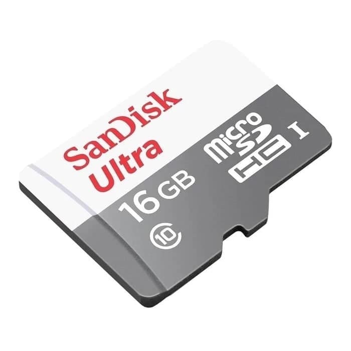Memory Card | Micro SD 16GB SanDisk Ultra up to 80Mbps Class 10