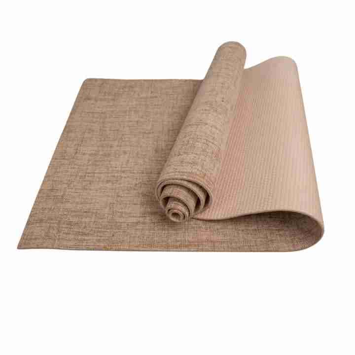 Matras Yoga PVC Jute 6mm - Cream