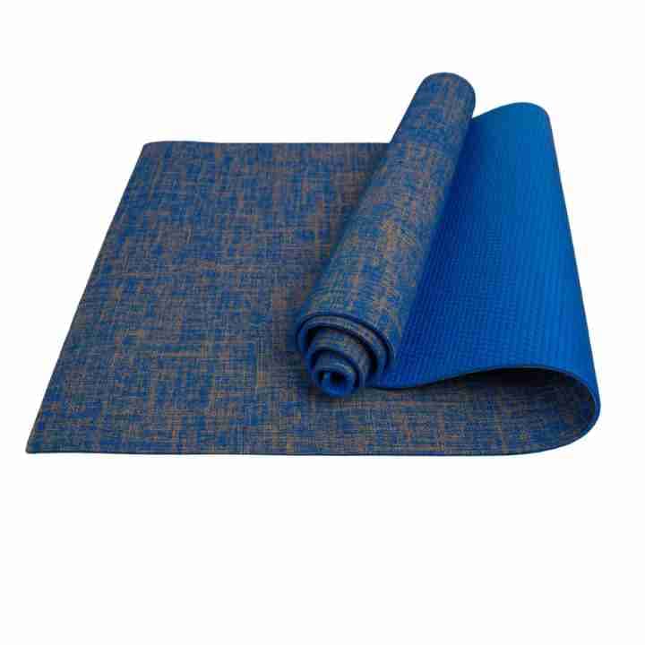 Matras Yoga PVC Jute 6mm - Blue