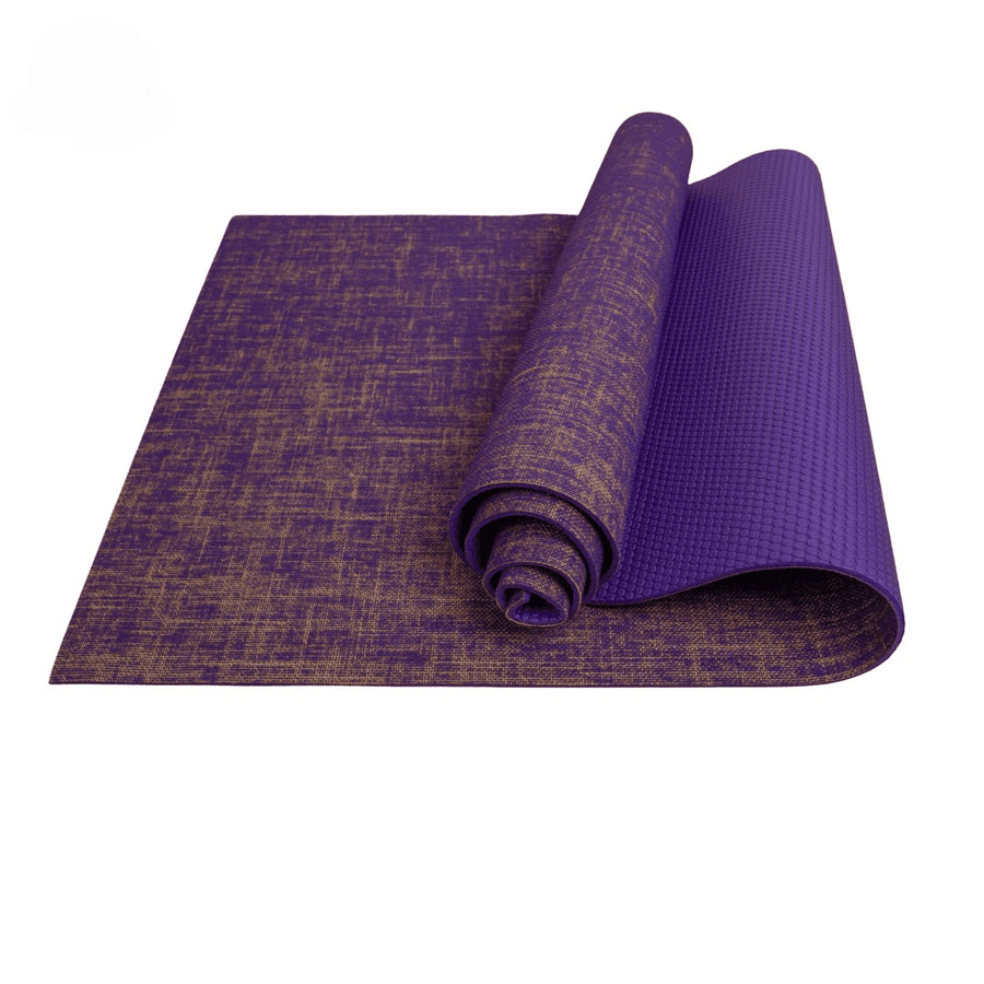 Matras Yoga PVC Jute 6mm - Purple