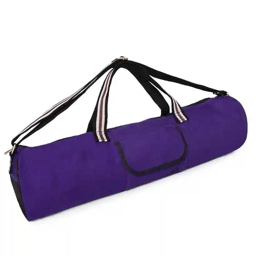 Yoga Mat Canvas Bag (Purple)